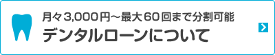 デンタルローン（月々3,000円～最大60回まで分割可能）